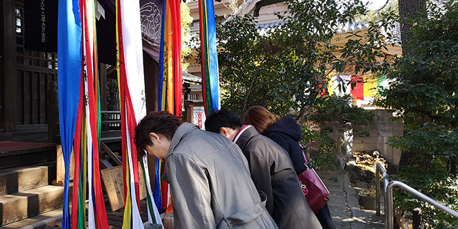 長崎神社で新年のご祈祷